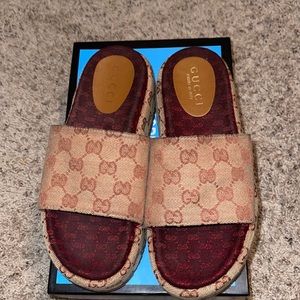 GUCCI PLATFORM SANDALS‼️